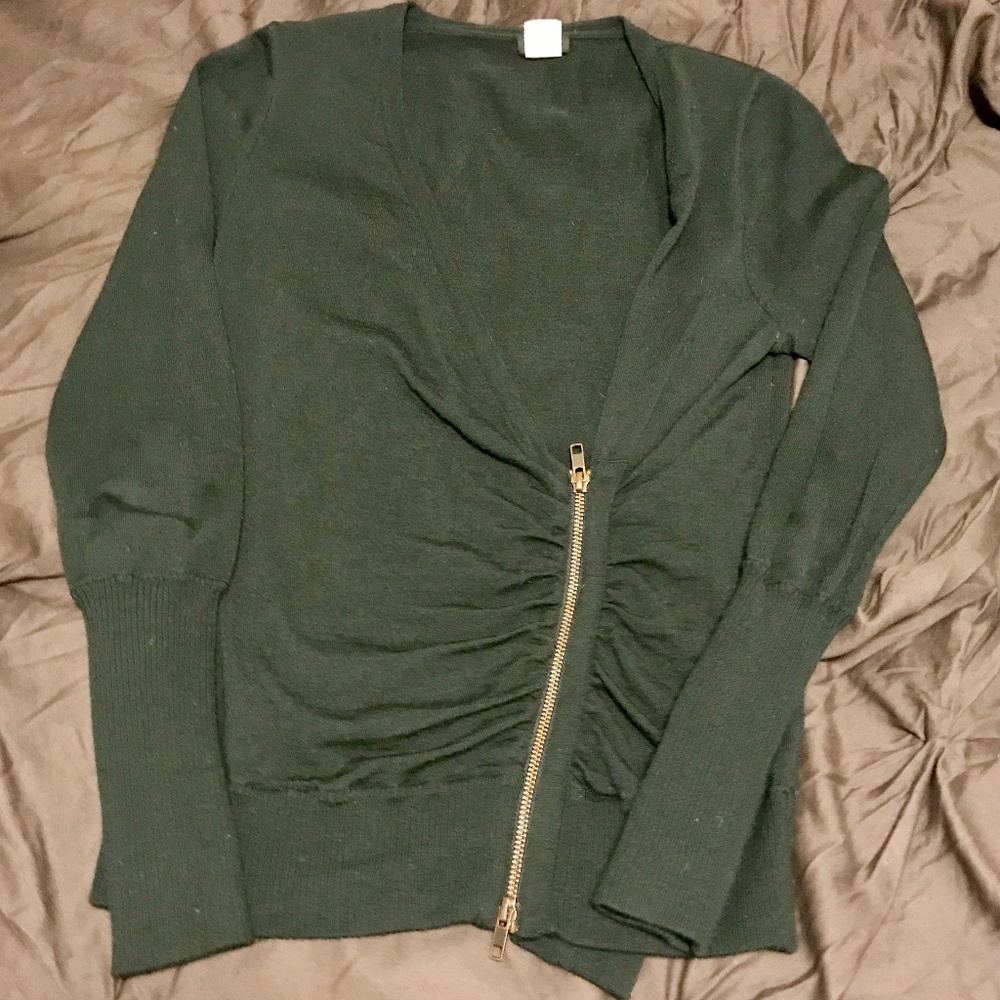 Beautiful JCrew Zip up Cardigan